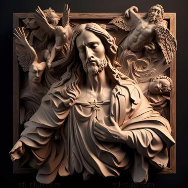 3D model st jesus (STL)